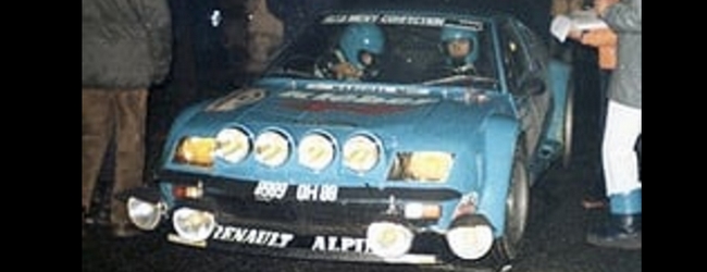 1ère Ronde de la Matheysine 1980 11 & 12 Octobre 1980 Pierre MENY – Jean-François LIENERE Renault Alpine A310 V6 Groupe IV #112 Classement: 1° MENY-LIENERE / A310 V6 GR4 2° MONDON-MOULIN / OPEL ASCONA i2000 GR1 3° BONNAMOUR-BONNAMOUR / OPEL ASCONA i2000 GR1